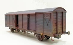 Exact-Train EX22100 - H0 - Gedeckter Güterwagen Gbs 264 11 Sicken, DB, Ep. IV